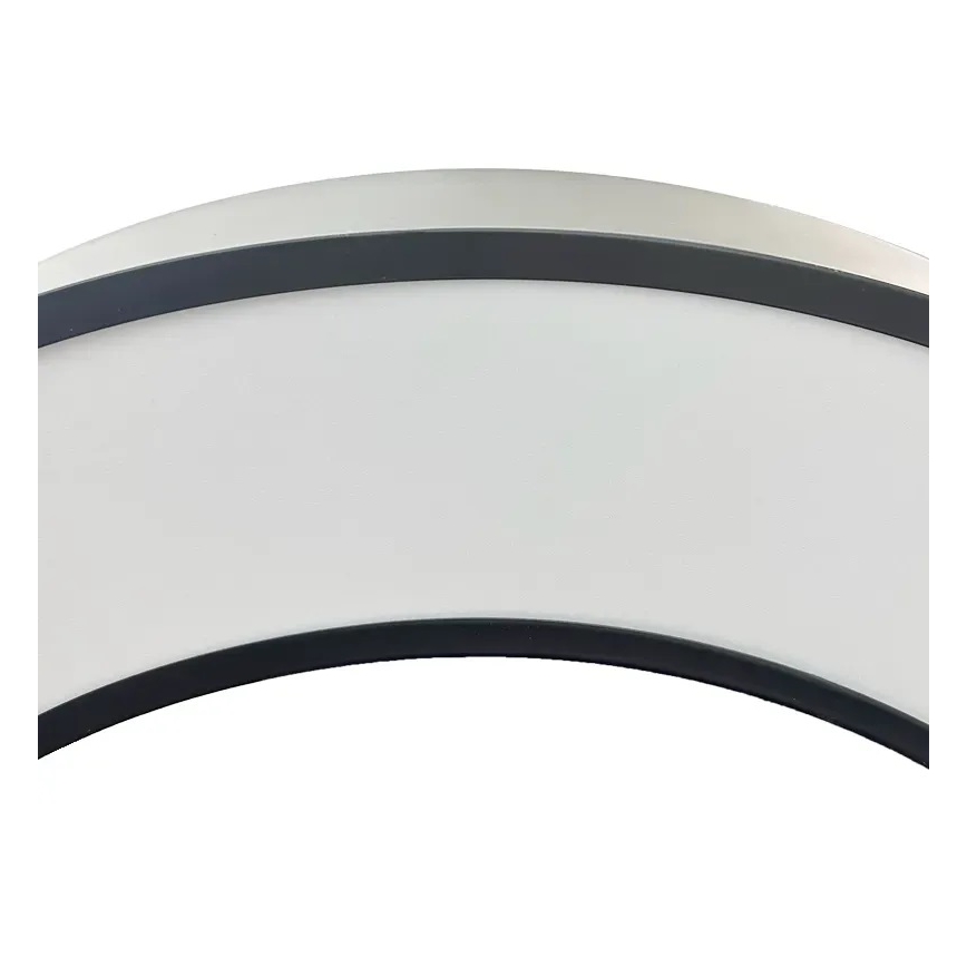 Candeeiro suspenso LED LED/60W/230V 4000K diâmetro 120 cm preto