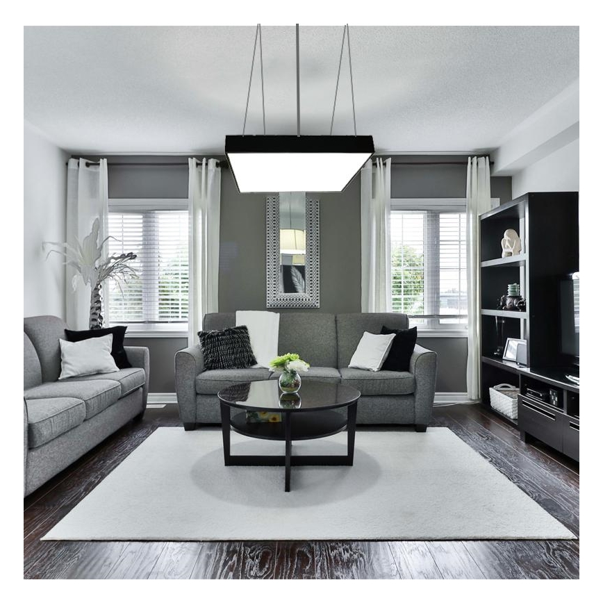 Candeeiro suspenso LED LED/65W/230V 4000K 60x60 cm