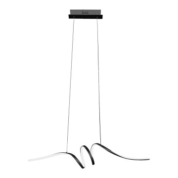 Candeeiro suspenso LED LOOP LED/28W/230V preto