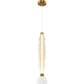 Candeeiro suspenso LED LUCCO LED/18W/230V diâmetro 15 cm dourado