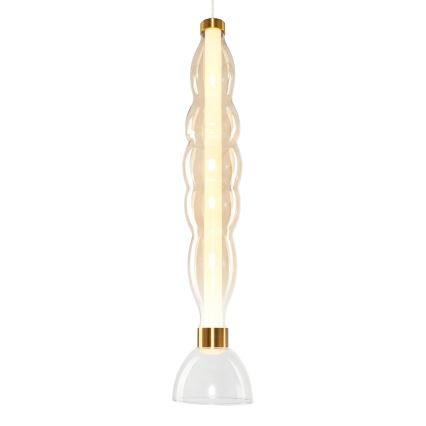 Candeeiro suspenso LED LUCCO LED/18W/230V diâmetro 15 cm dourado