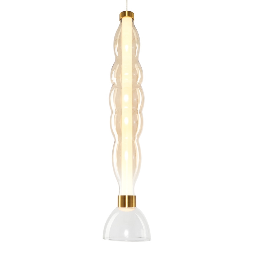 Candeeiro suspenso LED LUCCO LED/18W/230V diâmetro 15 cm dourado