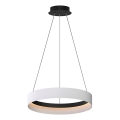 Candeeiro suspenso LED ORBITA LED/52W/230V branco/preto