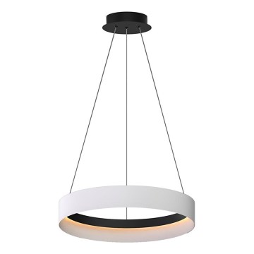 Candeeiro suspenso LED ORBITA LED/52W/230V branco/preto