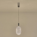 Candeeiro suspenso LED PERFORATO LED/6,3W/230V 3000K cromado brilhante diâmetro 13 cm