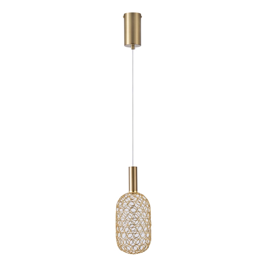 Candeeiro suspenso LED PERFORATO LED/6,3W/230V 3000K dourado diâmetro 13 cm