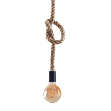 Candeeiro suspenso LED ROPE 1xE27/8W/230V