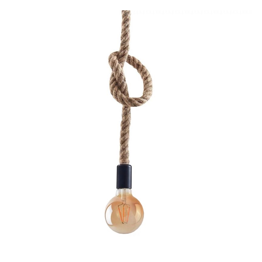 Candeeiro suspenso LED ROPE 1xE27/8W/230V