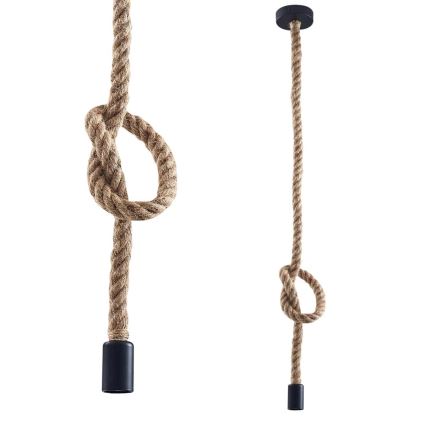 Candeeiro suspenso LED ROPE 1xE27/8W/230V