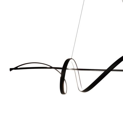 Candeeiro suspenso LED SASH LED/36W/230V preto