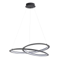 Candeeiro suspenso LED TANGO LED/44W/230V 4000K diâmetro 60 cm preto