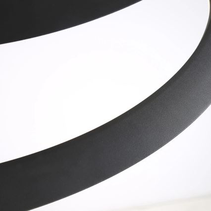 Candeeiro suspenso LED TANGO LED/44W/230V 4000K diâmetro 60 cm preto