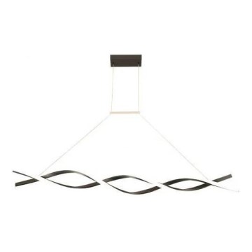 Candeeiro suspenso LED TWIST LED/37W/230V 4000K 120 cm preto