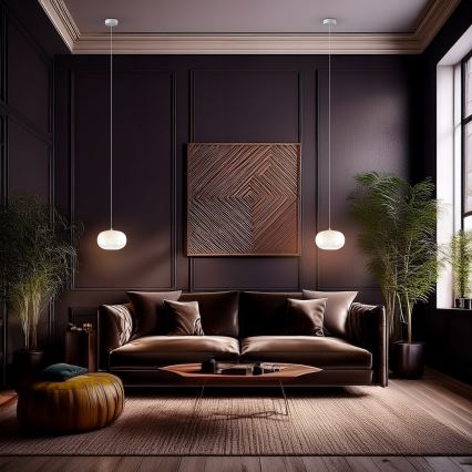 Candeeiro suspenso LED VASO LED/4W/230V diâmetro 18 cm branco