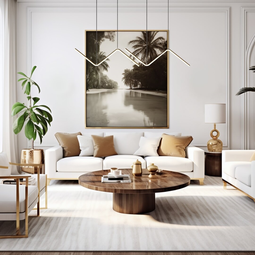 Candeeiro suspenso LED VERTE 2xLED/11W/230V preto