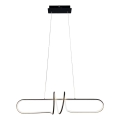 Candeeiro suspenso LED VERTIGO LED/54W/230V preto