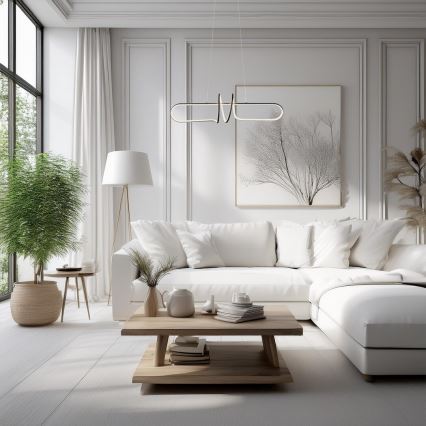 Candeeiro suspenso LED VERTIGO LED/54W/230V preto