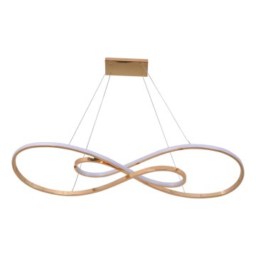 Candeeiro suspenso LED ZUMBA LED/50W/230V dourado