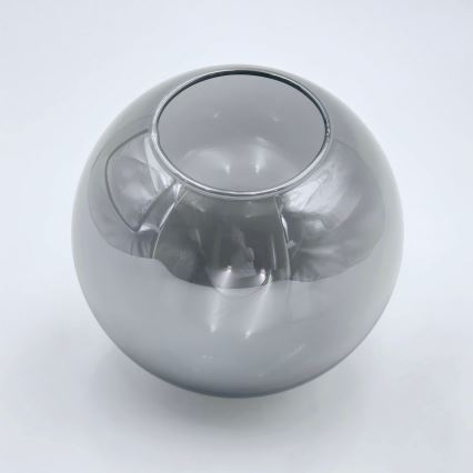 Candeeiro suspenso LILOU 4xE14/5W/230V cromado mate/fumado