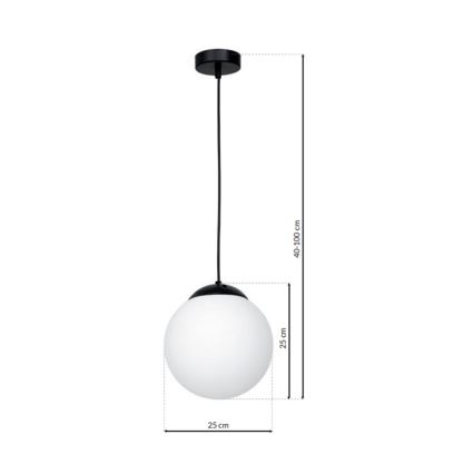 Candeeiro suspenso LIMA 1xE27/60W/230V