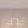 Candeeiro suspenso LIRO 2xGU10/10W/230V branco