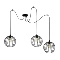 Candeeiro suspenso MATT 3xE27/60W/230V aranha
