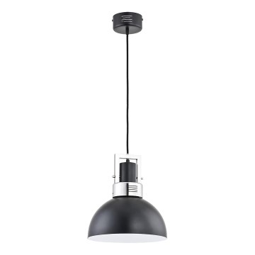 Candeeiro suspenso MEGEN 1xE27/15W/230V preto