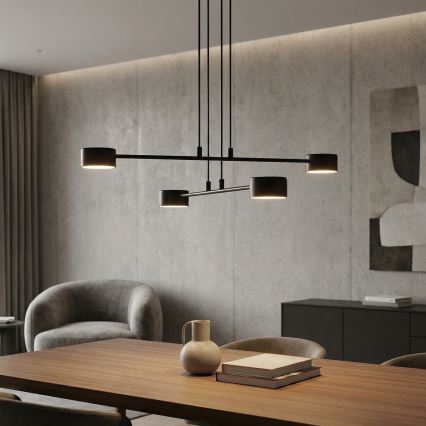 Candeeiro suspenso MODUS 4xGX53/12W/230V preto