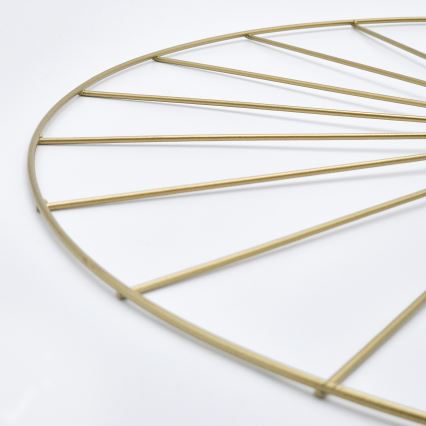 Candeeiro suspenso MONTANA 1xE27/15W/230V diâmetro 30 cm dourado/preto