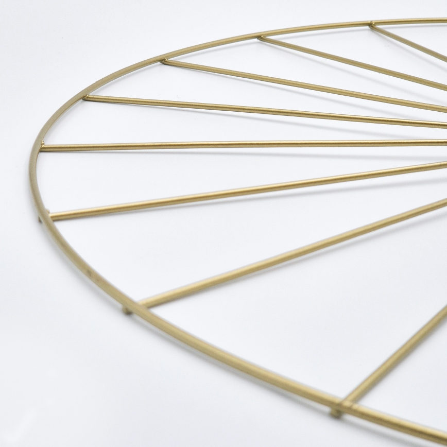 Candeeiro suspenso MONTANA 1xE27/15W/230V diâmetro 45 cm dourado/preto