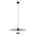 Candeeiro suspenso MONTANA 1xE27/15W/230V diâmetro 45 cm preto
