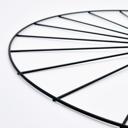 Candeeiro suspenso MONTANA 1xE27/15W/230V diâmetro 45 cm preto