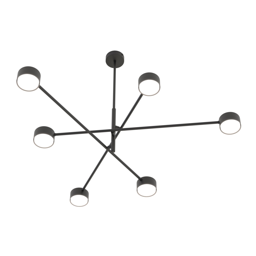 Candeeiro suspenso NATSU 6xGX53/12W/230V preto