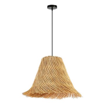 Candeeiro suspenso NATURALEZA 1xE27/40W/230V diâmetro 45 cm vime