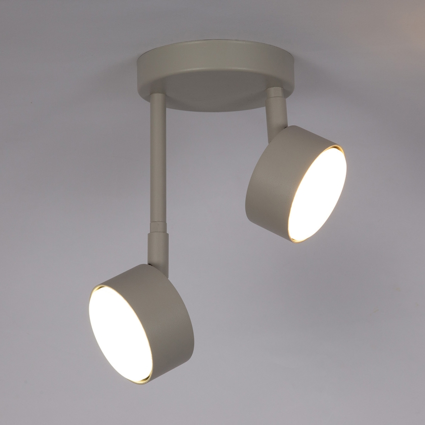 Candeeiro suspenso NEMO 2xGX53/12W/230V bege