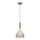 Candeeiro suspenso NOAK 1xE27/15W/230V bege/dourado