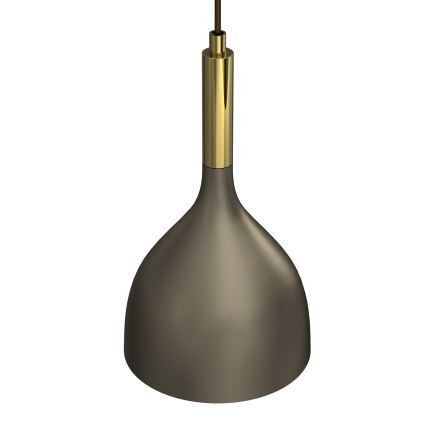 Candeeiro suspenso NOAK 1xE27/15W/230V latão/dourado