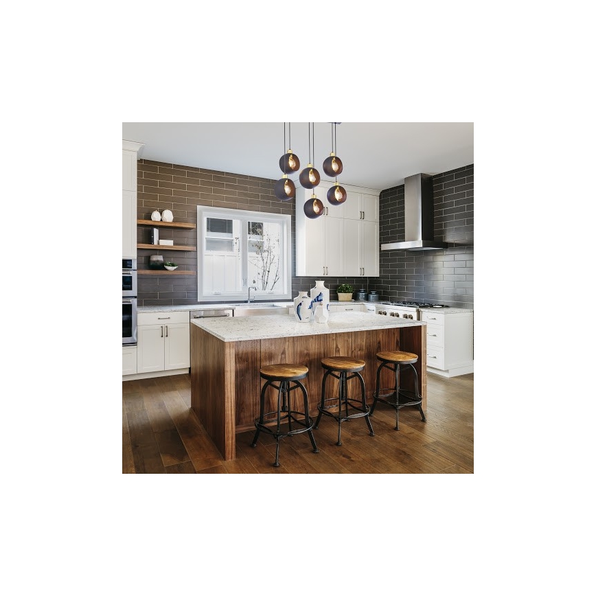 Candeeiro suspenso num fio CYKLOP 6xE27/60W/230V