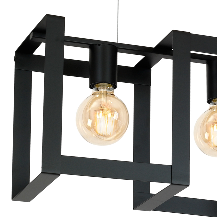 Candeeiro suspenso num fio KARTEL 3xE27/60W/230V