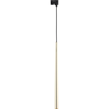 Candeeiro suspenso para sistema de carris monofásico PIANO 1xG9/8W/230V dourado/preto