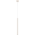 Candeeiro suspenso PASTELO 1xG9/8W/230V creme