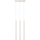 Candeeiro suspenso PASTELO 3xG9/8W/230V creme