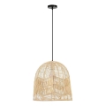 Candeeiro suspenso PELO 1xE27/40W/230V diâmetro 40 cm vime