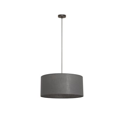 Candeeiro suspenso por cabo ALBA 1xE27/15W/230V, diâmetro 40 cm, cinzento