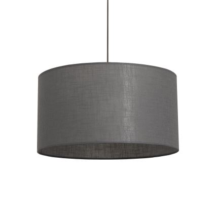 Candeeiro suspenso por cabo ALBA 1xE27/15W/230V, diâmetro 40 cm, cinzento