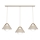 Candeeiro suspenso por cabo FUNDA 3xE27/15W/230V bege