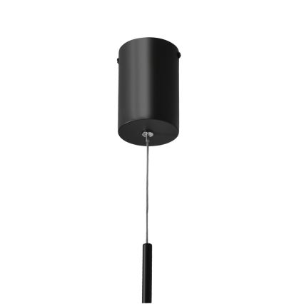 Candeeiro suspenso por cabo PUMA LED/10W/230V Ø 15 cm preto