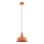 Candeeiro suspenso por cabo RODOS 1xE27/15W/230V, laranja