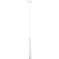 Candeeiro suspenso PRYSM 1xG9/8W/230V branco