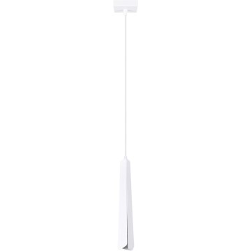 Candeeiro suspenso PRYSM 1xG9/8W/230V branco